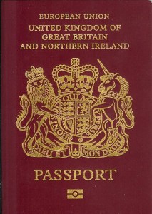 British passport cover